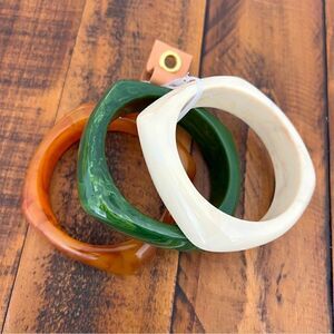 PINK LINEN Accessories Bangles Of Three Set Pieces.